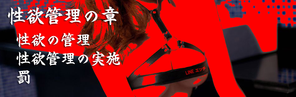 性欲管理の章 管理 実施 罰